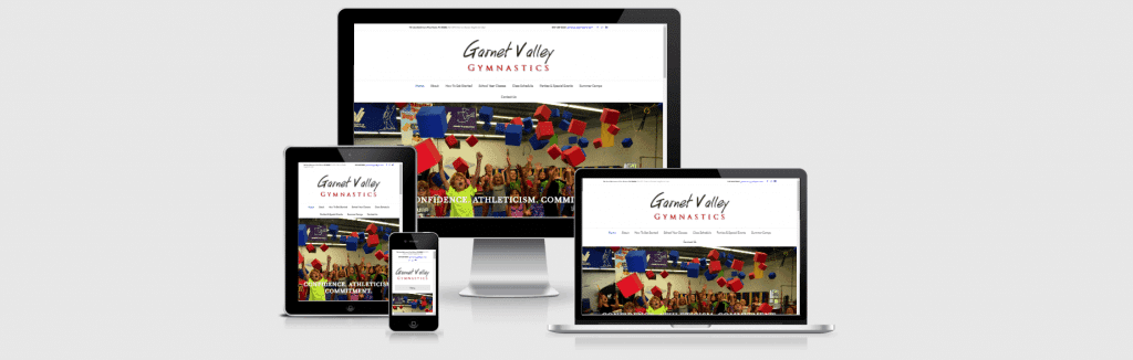 Garnet Valley | Clients of Third Angle Marketing Website screenshot of Garnet Valley