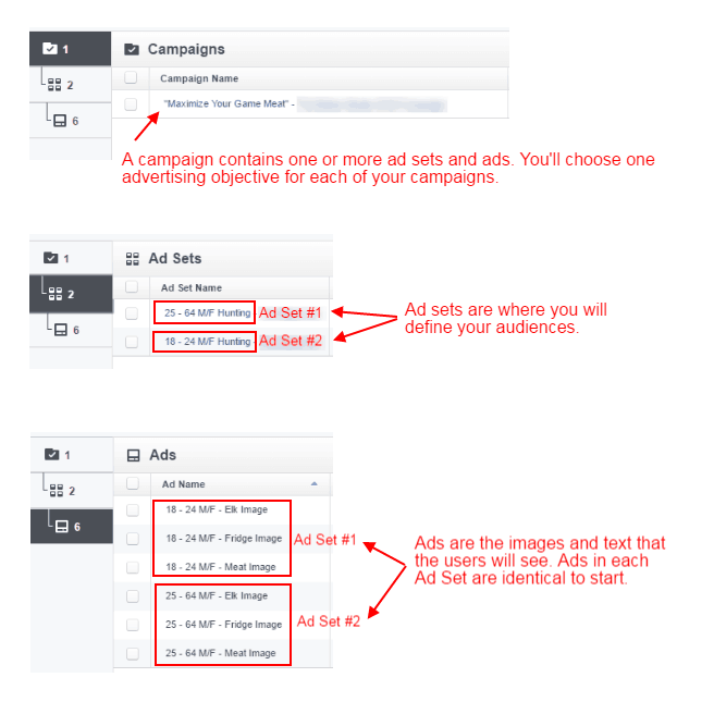 Example Facebook Campaign